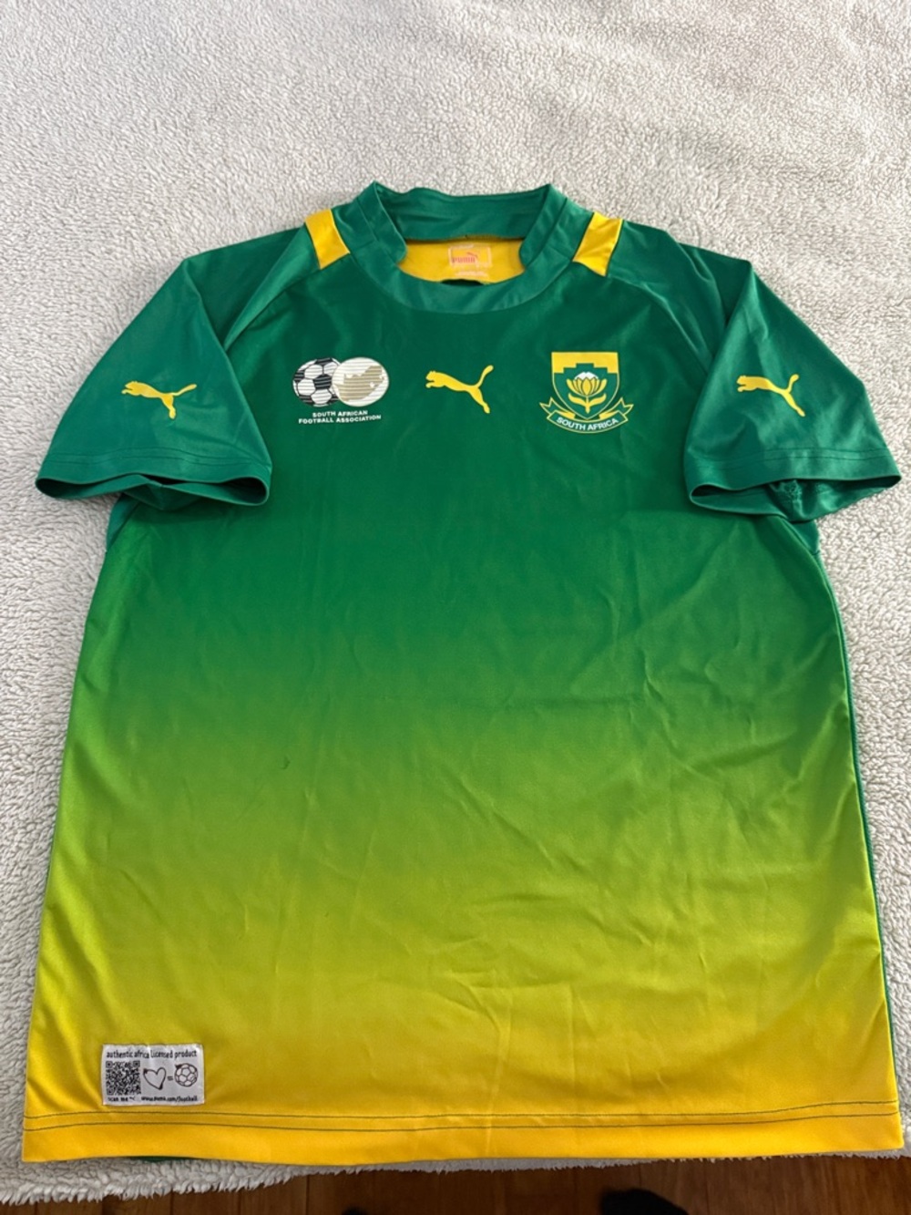 South Africa 🇿🇦 National Team 2012-13 Away Puma Jersey